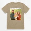 Custom Photo Shirt, Personalized Picture T-Shirt, Family Photo Tee & Custom Image Gift